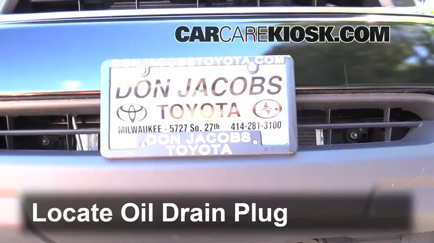 2013 Toyota Tacoma 4.0L V6 Crew Cab Pickup Oil Change Oil and Oil Filter